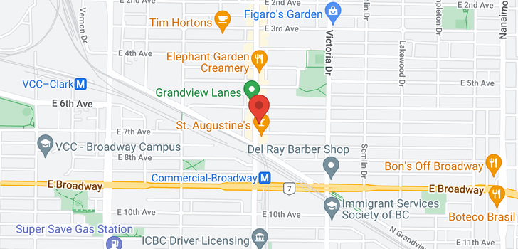 map of 2270 COMMERCIAL DRIVE